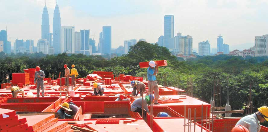 tháo dỡ cốp pha sàn